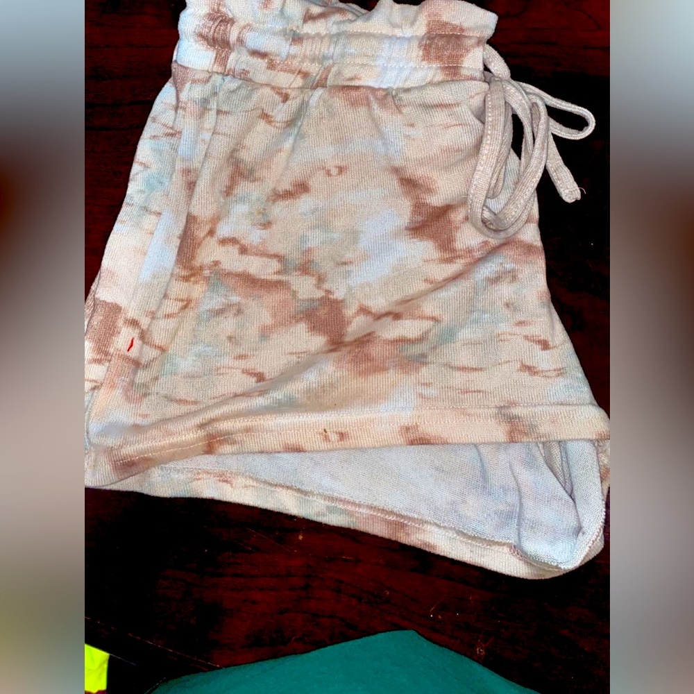 Tie dye pj shorts